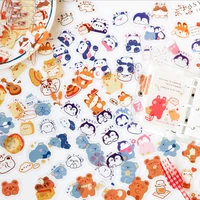 40 pcs cute animal pet sticker for kids decorative scrapbooking planner journal stickers aesthetic kawaii stationery