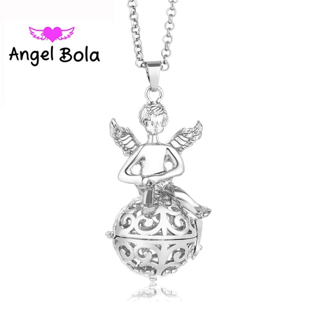 20 5 мм ангельский шар медальон в ангельском узоре бола парфюмерная клетка Детские