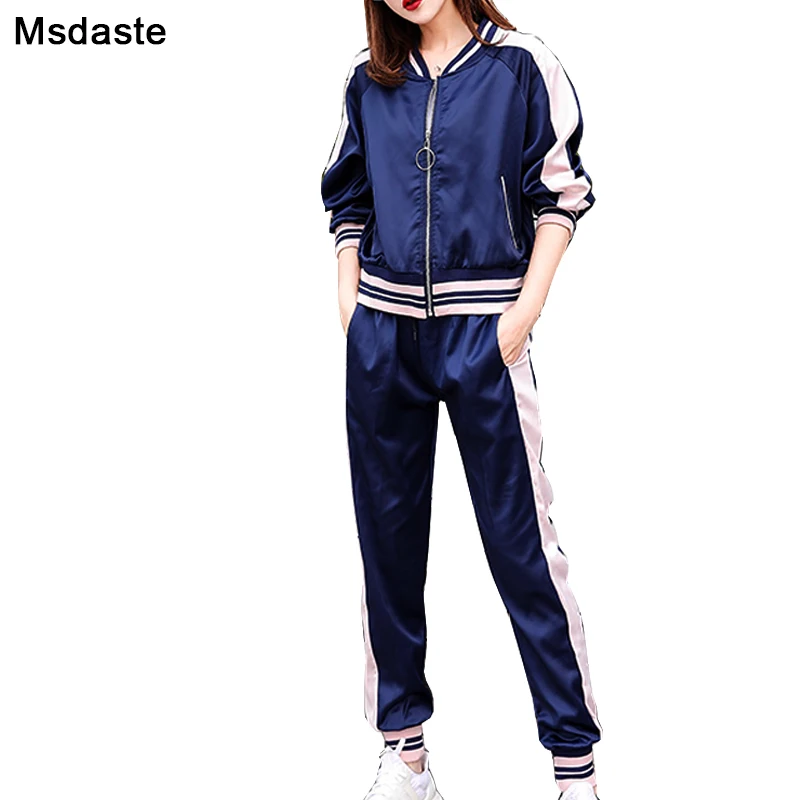 Женский спортивный костюм повседневный комплект из двух предметов: кофта с