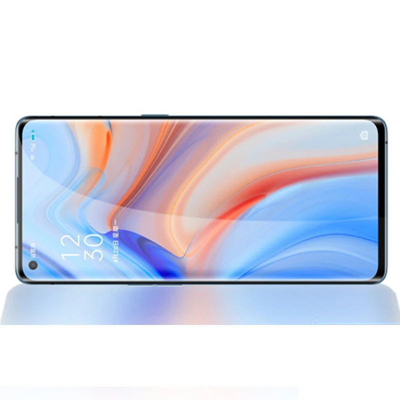 3D изогнутое закаленное стекло для OPPO Reno 4 Pro 5G полное покрытие 9H Защитная пленка