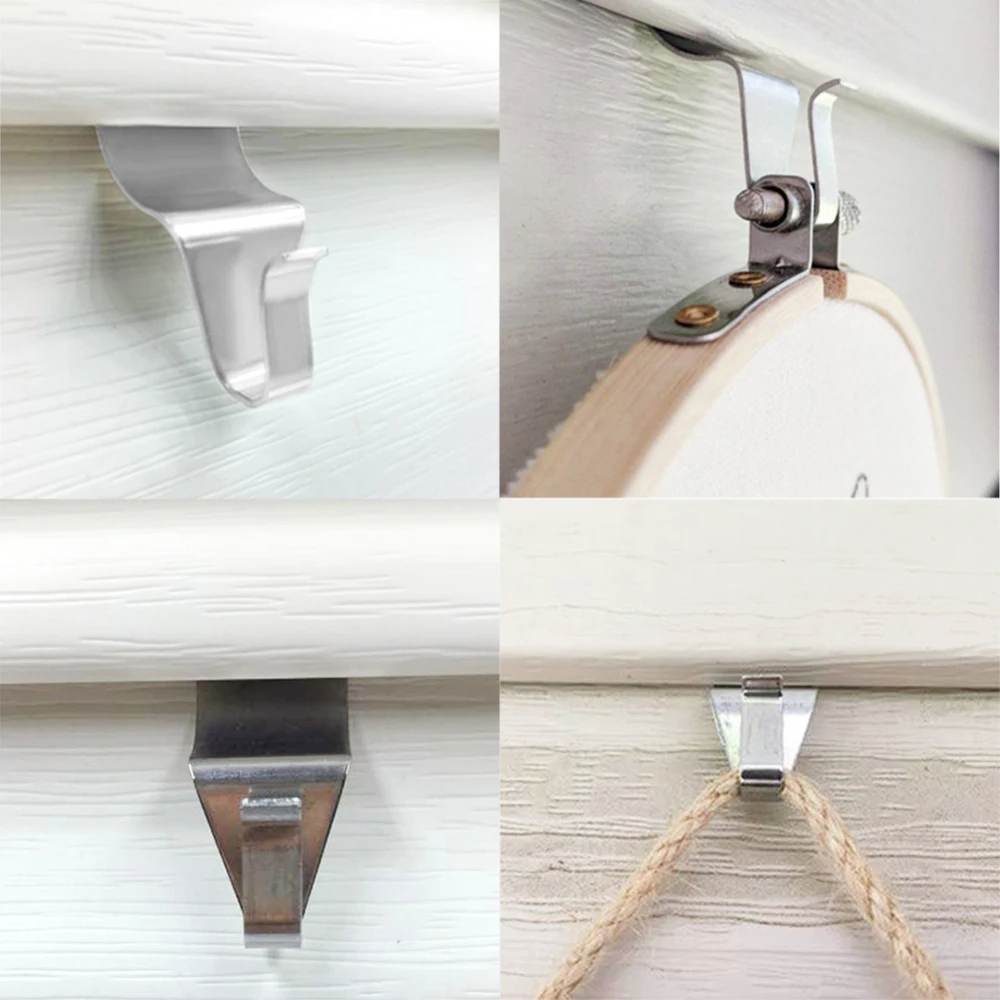 10 шт. виниловых сайдинговых крючков для подвешивания низкопрофильные