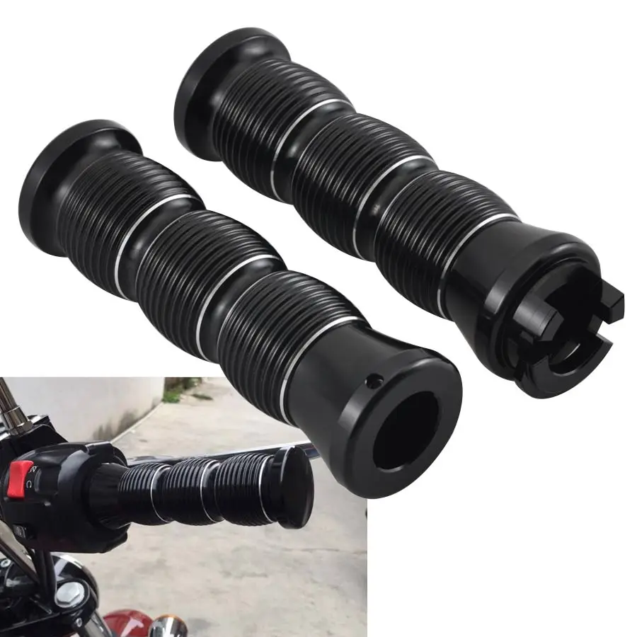 

Motorcycle Aluminum 7/8'' 22mm Handlebars Hand Grips For Indian Scout 2015-2020 Bobber Sixty