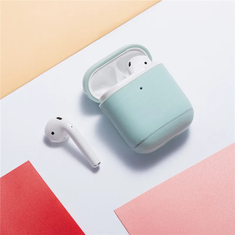 Чехлы для Apple AirPods чехлы беспроводных наушников 1/2 защитный чехол зарядное