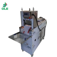 commercial 2 rows frozen lamb meat slicer machine thickness adjustable meat roll slicing machine