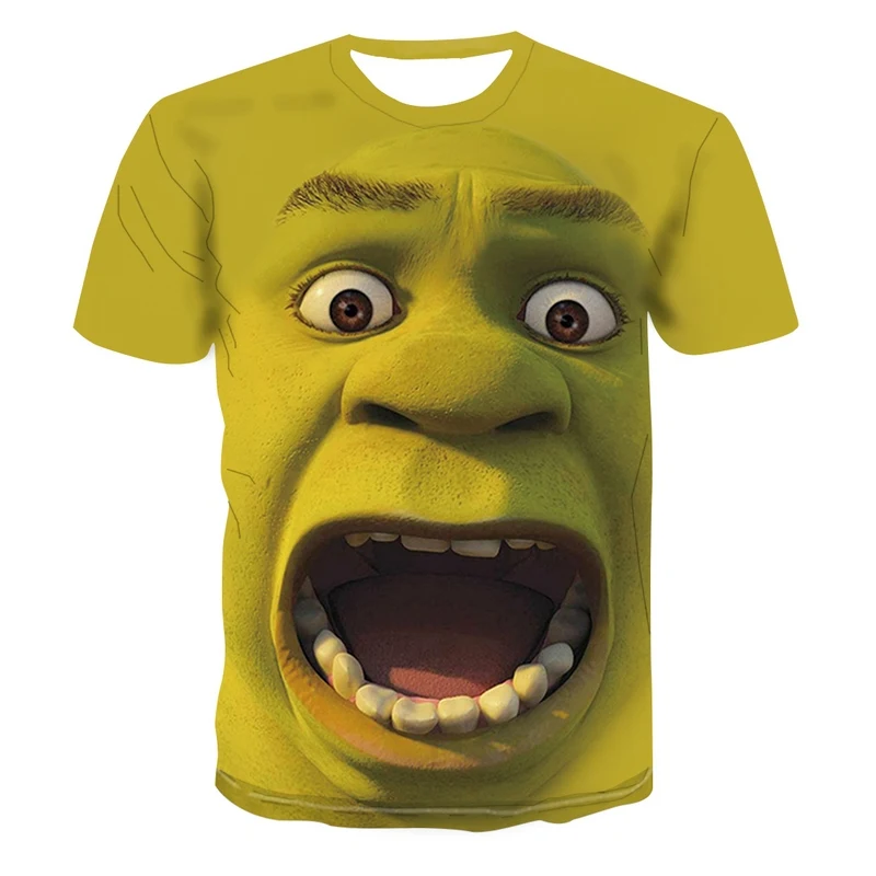 

2021 New Animated Pattern T Shirts 3d Printed Men's T-shirts Casual Short Sleeve O-neck Fashion Funny Summer Men's Clothing