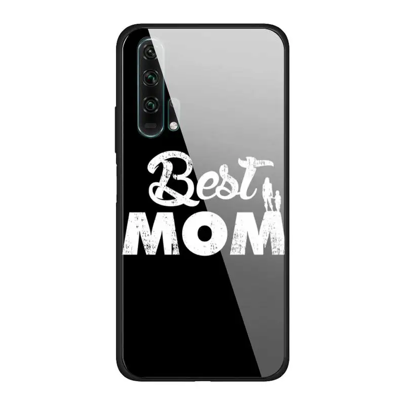 

Best Mom Mother Day Glass Phone Case Fundas For Huawei P20 Pro P30 Lite Mate 9 10 20 Pro Nova 3i 5 3E Cover Accessories