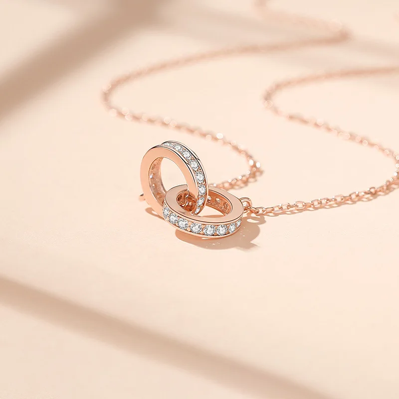 

Singapore Necklace Official Sterling Silver Clavicle Chain Female Design Sweater Chain