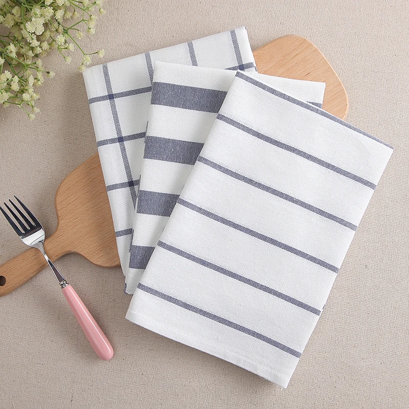 3 шт./комплект хлопковые салфетки в полоску | Дом и сад