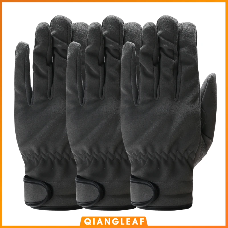QIANGLEAF микрофибра механик рабочие перчатки ремонт работы по дому обработка