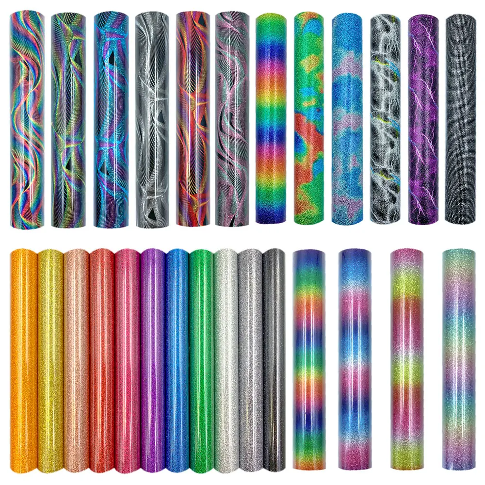 Блестящая виниловая пленка HTV для теплопередачи листовой легкой резки сорняков