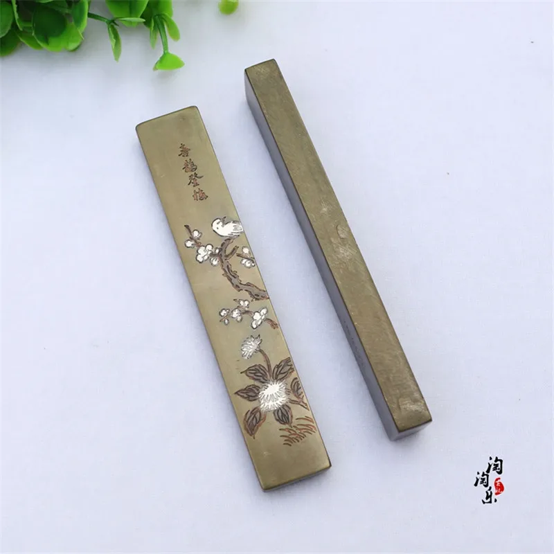

Brush calligraphy student Zhen Chi brass small size lovely Zhen paper Zhen creative metal brass ancient Chinese style