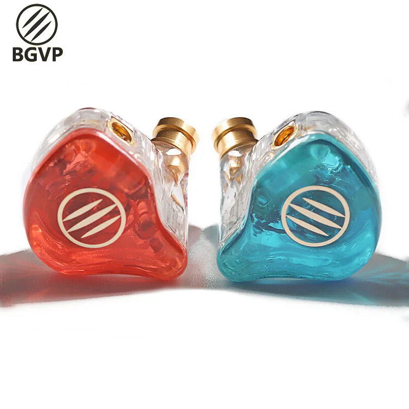 Наушники BGVP DS1 с шумоподавлением Hi-Fi DJ гибридные технологии Внутриканальные