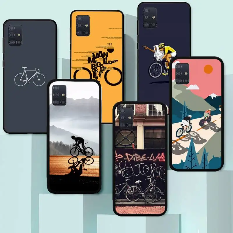 

BIKE CYCLING Art Phone Case For Huawei P40 P30 P20 P10 P9 P8 Pro Lite Plus P SMART 2019 9 Lite 2016 Cover