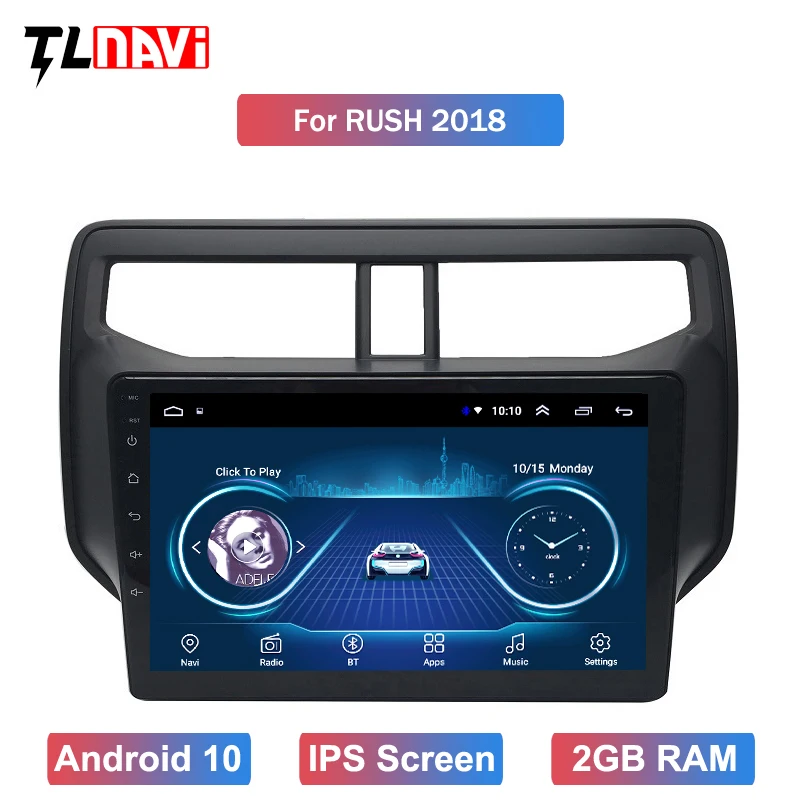 10 дюймов android Автомобильный gps dvd-плеер для 1Toyota Rush 2018 2019 автомобильное радио