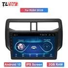 Автомобильный мультимедийный плеер, 10 дюймов, android 10, gps, dvd-плеер для 1Toyota Rush 2018, 2019, автомобильное радио, мультимедийная навигация, стерео, головное устройство