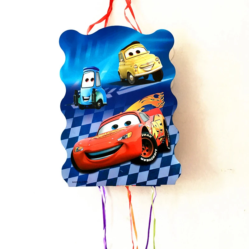 pinata 30 40cm 24 шт. 95 автомобилей Молния Маккуин детские подарки на день рождения принадлежности кекс душ кекс топперы выбор украшения подарок душ - Цвет: pinata 30 40cm