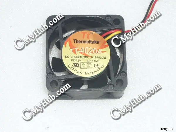 For Tt Thermaltake TT-4020A R124020SL DC12V 0.11A 4020 4CM 40mm 40x40x20mm 3Pin Cooling Fan | Компьютеры и офис