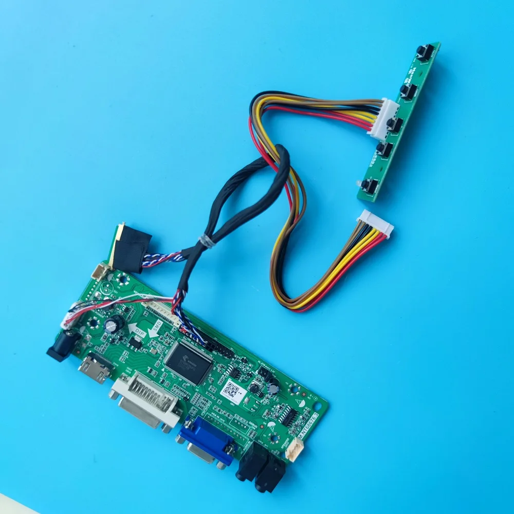 

Светодиодная плата контроллера для планшетов диагональю 1366*768, 16 дюймов, M.NT68676, комплект VGA, сделай сам, DVI, 40-контактный разъем, совместима с ...