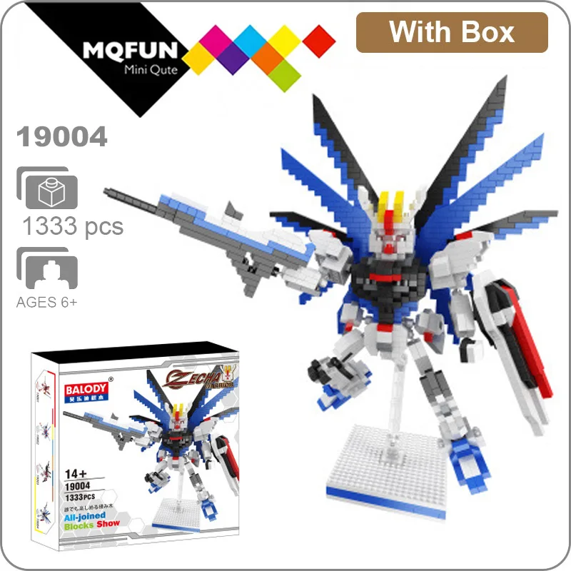 Balody японские мультфильмы аниме супер робот война Гундам строительные блоки