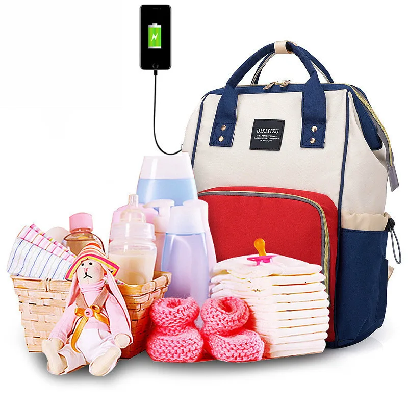 Mochila land mommy Сумка для беременных USB рюкзак Детская сумка для подгузников большой дорожный рюкзак детский Органайзер коляска сумка для кормления