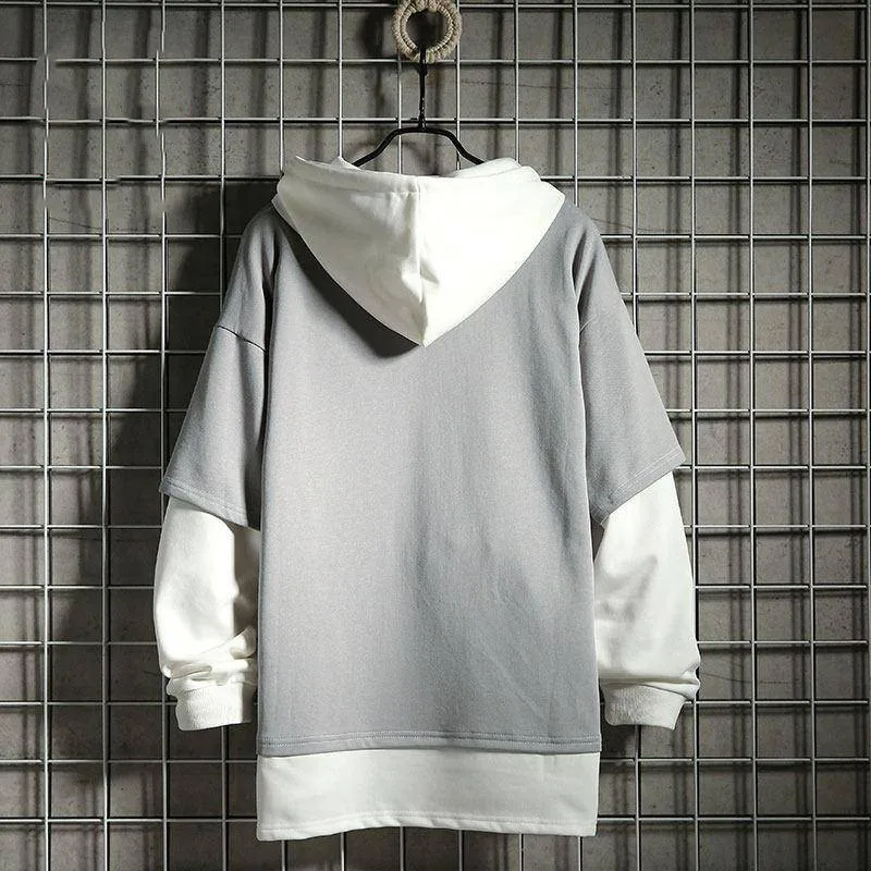 Мужские и женские однотонные толстовки с капюшоном повседневные оверсайз в