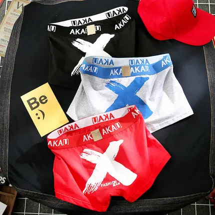 

Hot Underwear Men Cotton Boxer Homme Brand Mens Underpants Male Panties Breathbale Shorts U Convex Pouch Men Plus Size L-3XL 3pc