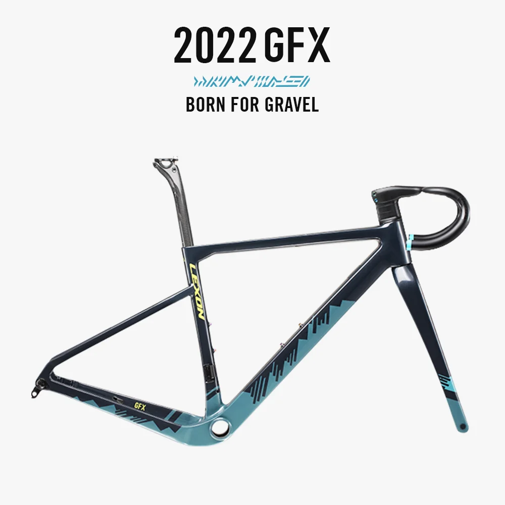 2022 Lexon GFX карбоновая рама для велосипеда дисковый тормоз гравийная светильник
