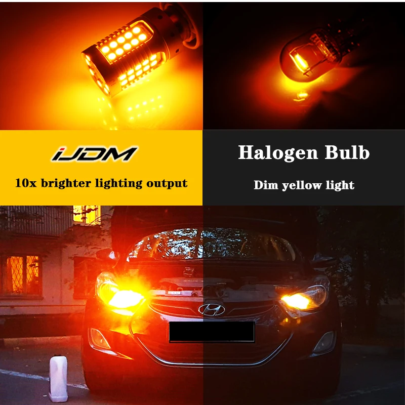 Автомобильный задний фонарь iJDM 7443 светодиодный Canbus 992 T20 W21/5 Вт 7440 32SMD 3030 для