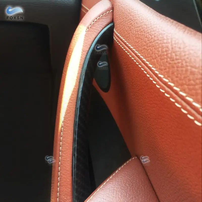 

For BMW X3 X4 F25 F26 2010 2011 2012 2013 2014 2015 2016 ABS Carbon Texture Car Interior Door Handles Panel Pull Trim Cover