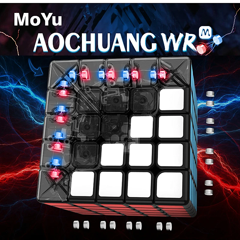 Moyu AoChuang WR M Магнитный 5x5x5 скоростной куб 5x 5 магический aochuang WRM куб-головоломка magico |