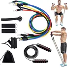 Набор эспандеров для фитнеса, эластичные ленты для тренажерного зала, домашняя Йога, набор из 11 эластичных лент