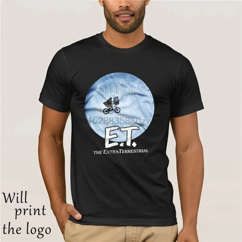 Горячая 2019 di Estate Maglietta degli uomini Modo Licenza ufficiale E. t. Байкер Nella Luna 3xl 4xl 5xl футболка da Uomo |