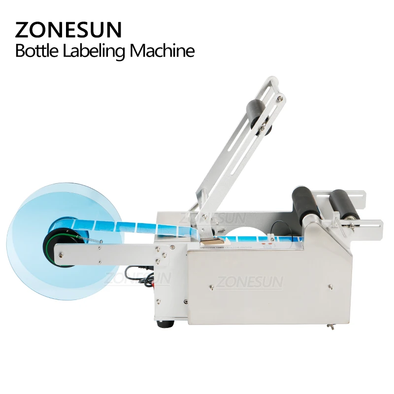 ZONESUN LT-50 Полуавтоматическая этикетировочная машина для круглых бутылок ручная