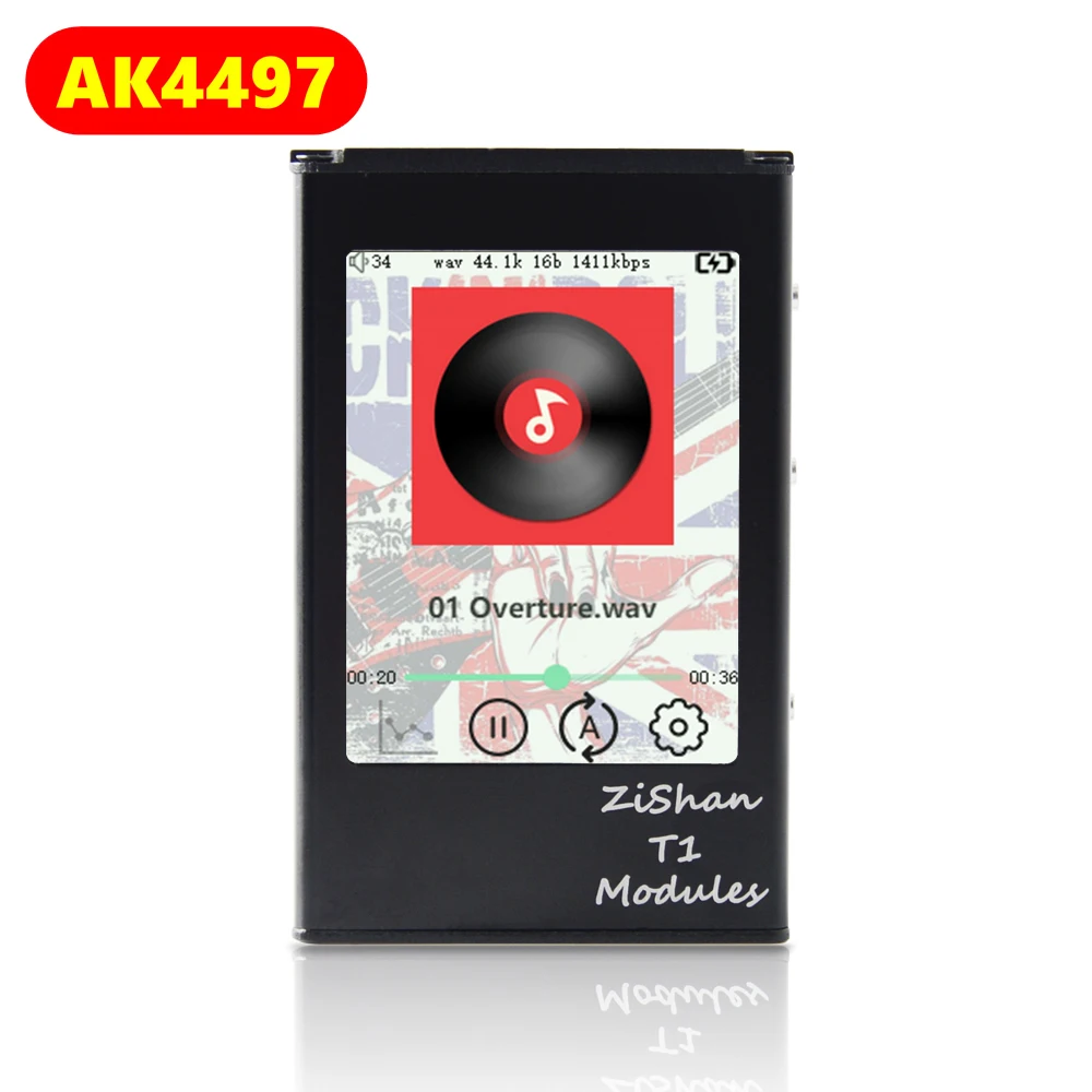 2019 Zishan T1 4497 AK4497EQ сенсорный экран профессиональный музыкальный плеер без потерь DAP