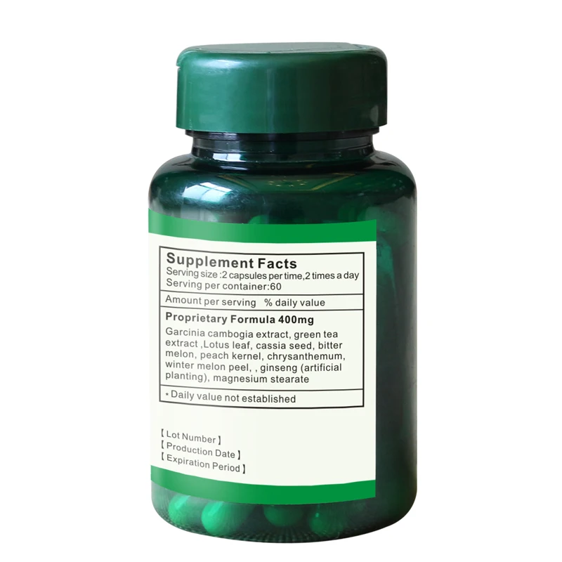 60 колпачков в бутылке пластырь из чистой гарцинии камбоджийской 100% herподруская