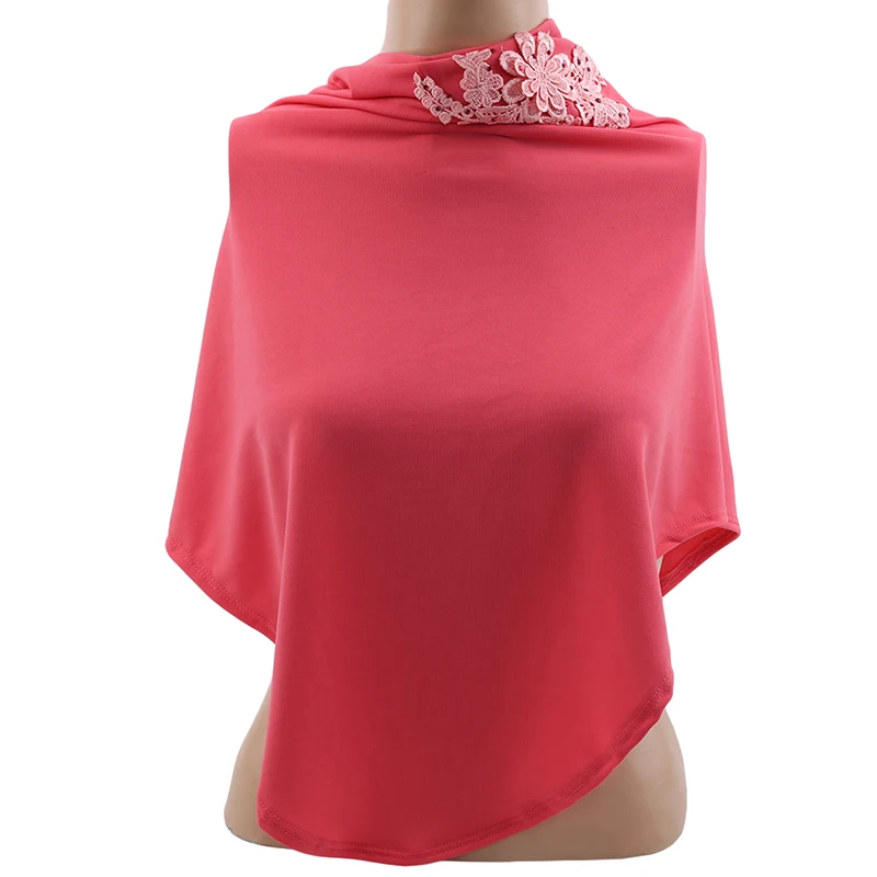 2020 Модный женский мусульманский головной платок однотонный льняной цветочный