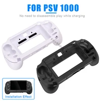 matte handle hard protective case hand grip stand gamepad for sony ps vita psv1000 joypad stand case with l2 r2 trigger button