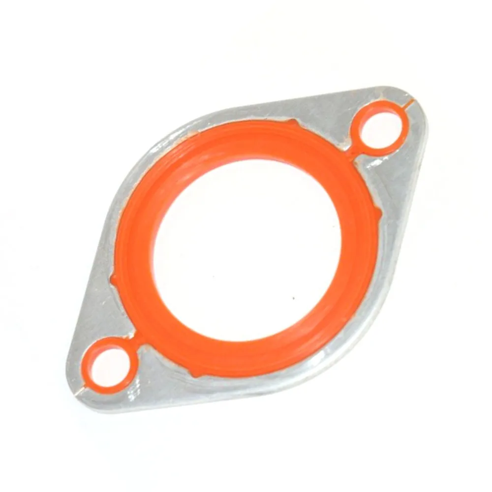 

1* Thermostat Water Neck Housing Gasket Yellow Aluminum For Chevy SBC BBC 350 454 Auto Replacement Parts Thermostats Parts