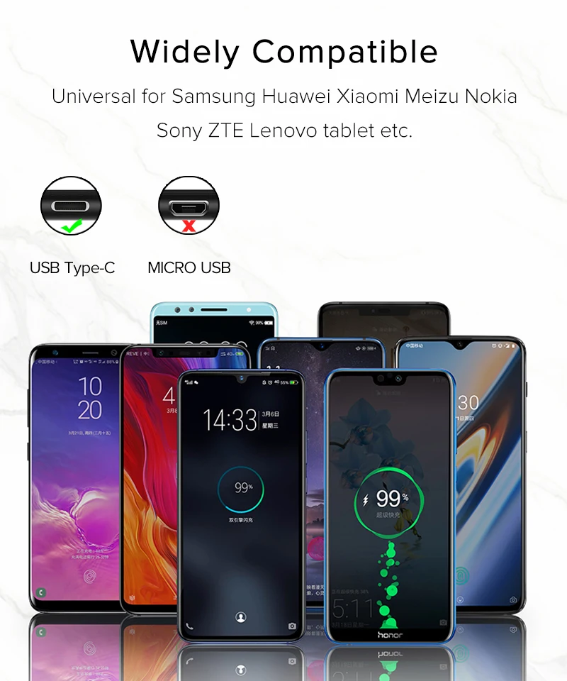 EECPT кабель usb type-C, 3 А, кабель для быстрой зарядки и передачи данных, кабель USB C для зарядки телефона, кабель type-C для samsung S9, huawei, Xiaomi, Oneplus 6T
