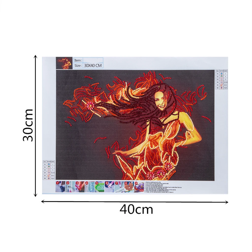 Алмазная вышивка сделай сам мозаика крестиком Специальные кристаллы особой