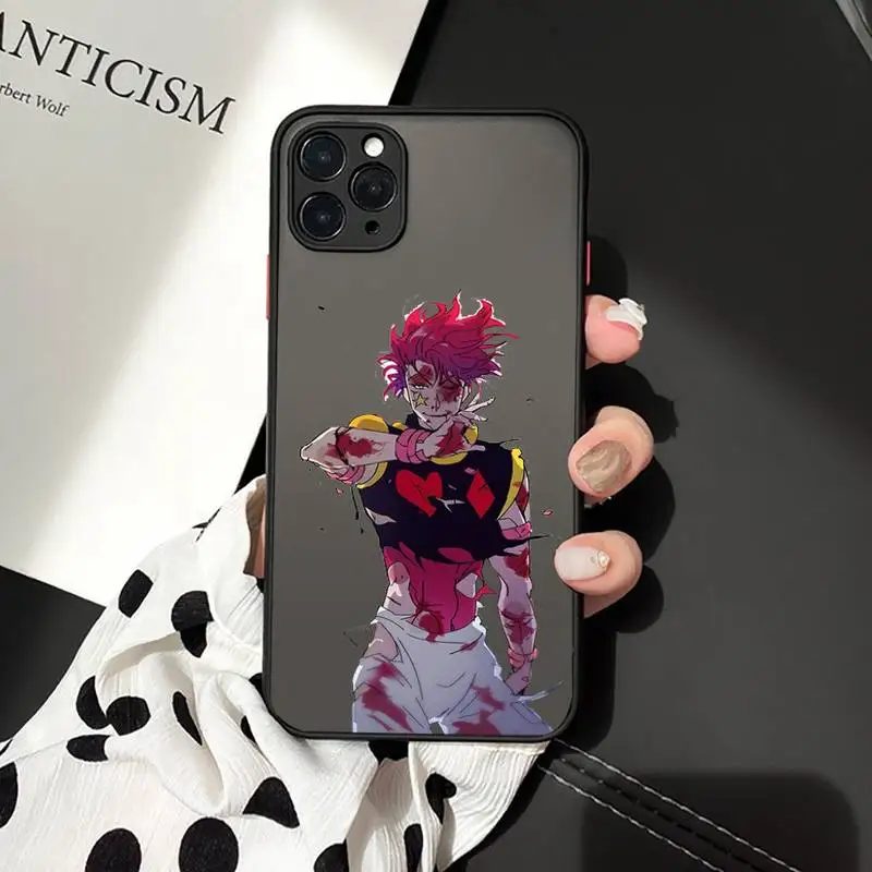 

Hisoka Anime Hunter X hunter high quality Phone Cases matte transparent For iphone 7 8 11 12 plus mini x xs xr pro max cover