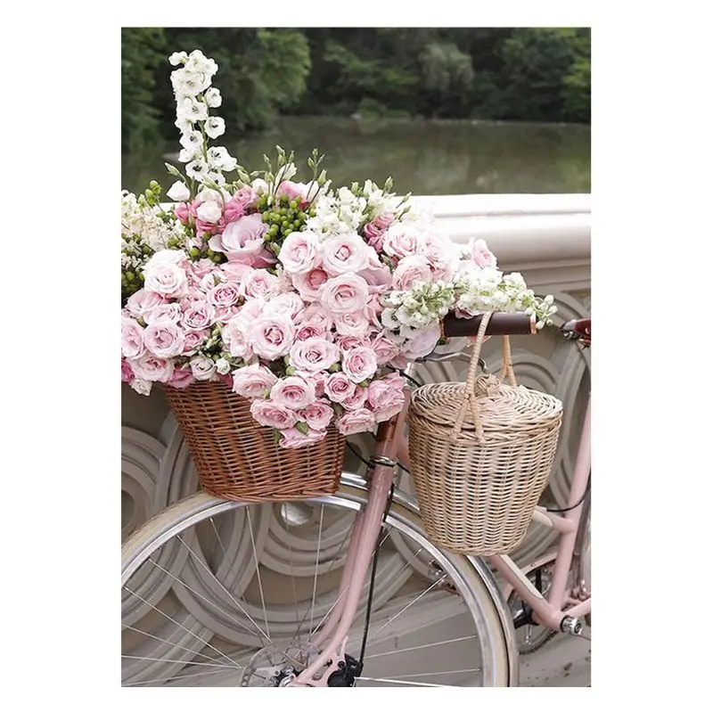 DIY 5D алмазная живопись по номерам набор для детей взрослых полный круглый цветок