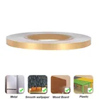 Лента из медной фольги, водостойкая, золотистаясеребристая, 50 Х0, 05 м