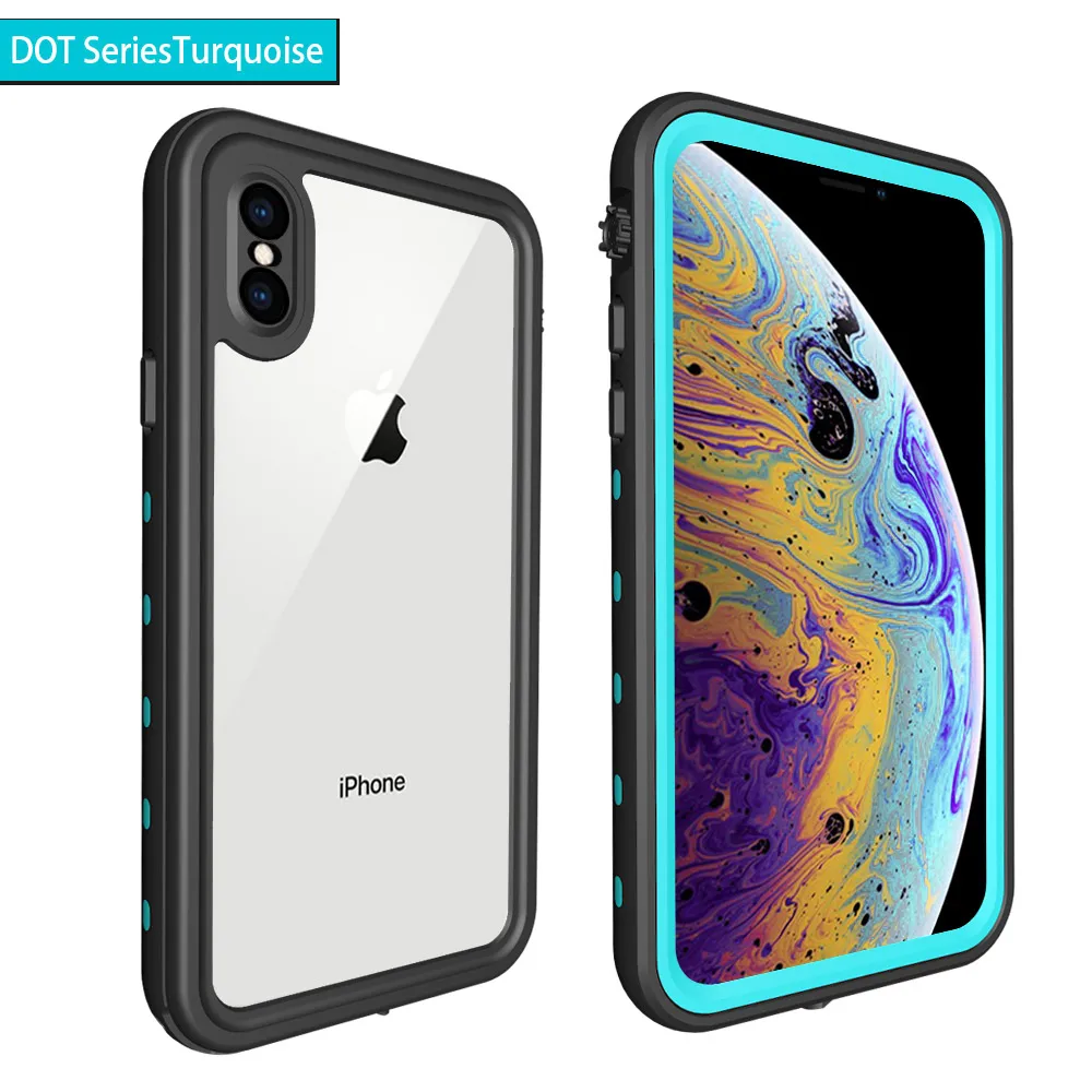 SHELLBOX IP68 Водонепроницаемый чехол для iPhone X XR XS MAX 8 7 Чехол пакет сумка Чехлы для телефона Coque водонепроницаемый чехол для телефона