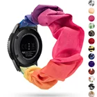 Ремешок резиновый для Samsung watch 4 3 Galaxy watch Gear s3 frontier active2 SOLO, браслет с петлей для HUAWEI watch GT 2e Pro