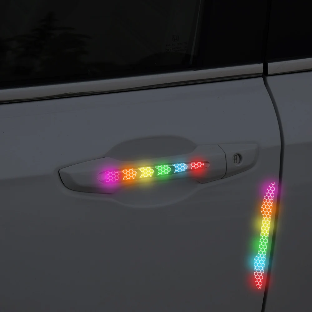 

Universal Reflective Stickers Car Reflective Strip Creative Warning Arrow Tape Protective Collision Scratch