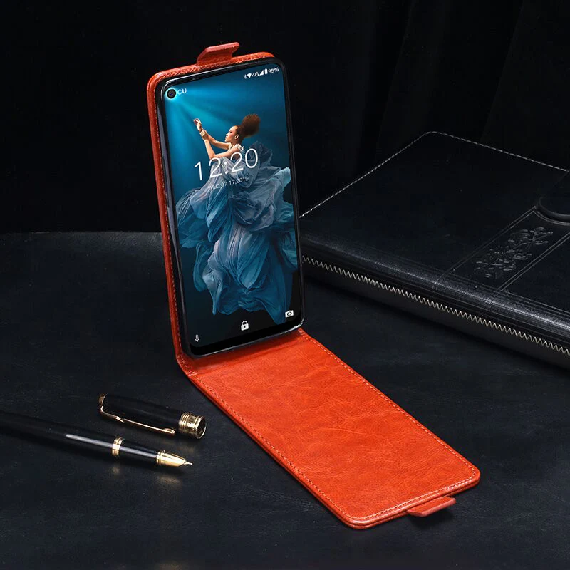 Чехол для Oukitel C17 Pro 6 35 дюйма роскошный Магнитный флип-чехол из искусственной кожи