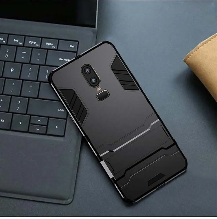 Black Чехол для Oneplus 3, 3T, 5, 5, 6, 6, 7, 7T Pro one plus, 6 T, 7, Силиконовый противоударный защитный чехол для телефона из ПК+ ТПУ - Цвет: Black