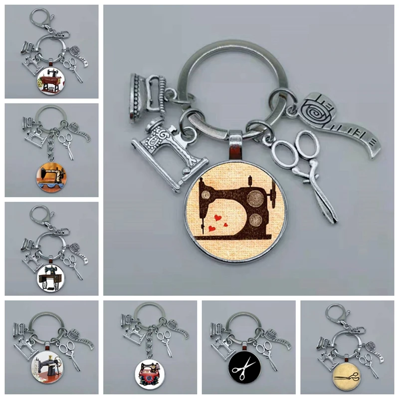 Новая модная швейная машинка для ювелирных изделий цепочка ключей шитья ручной