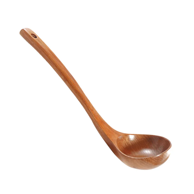 

Long Handle Wooden Soup Spoon Ladle Large Wood Rice Spoons Tableware Soup Scoop For Kitchen Cooking Utensil Stirring And Cooking